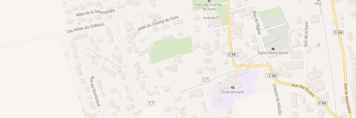 Plan du 48 Rue des Ecoles à Fors