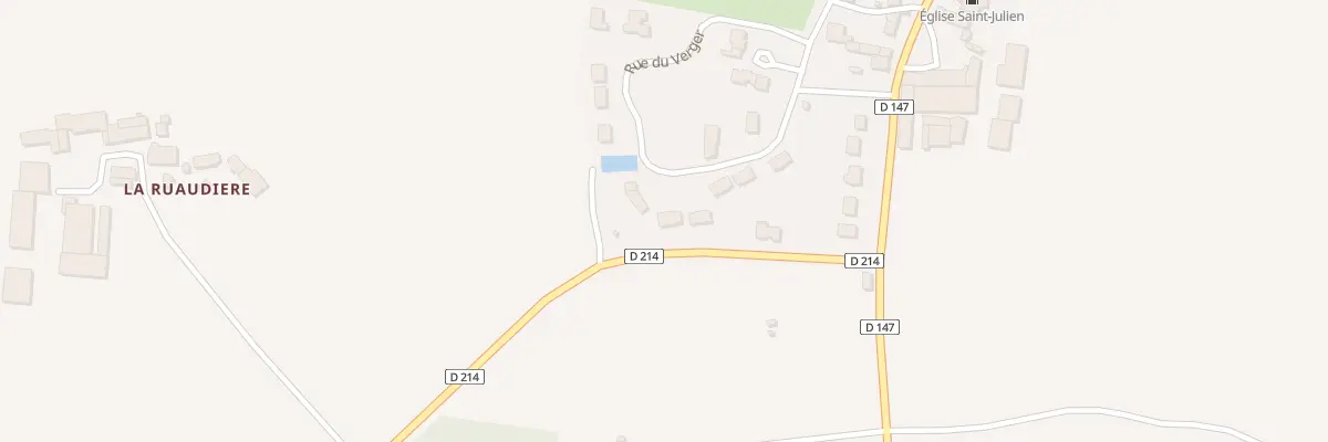 Plan du 11 Rue du Verger à Saint-Julien-du-Terroux