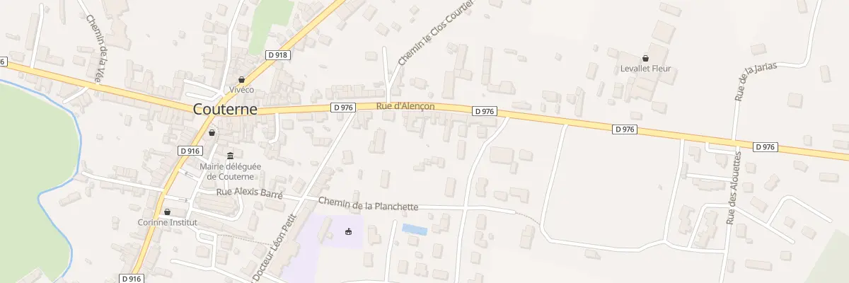 Plan du 46 Rue d’Alencon Couterne à Rives d’Andaine