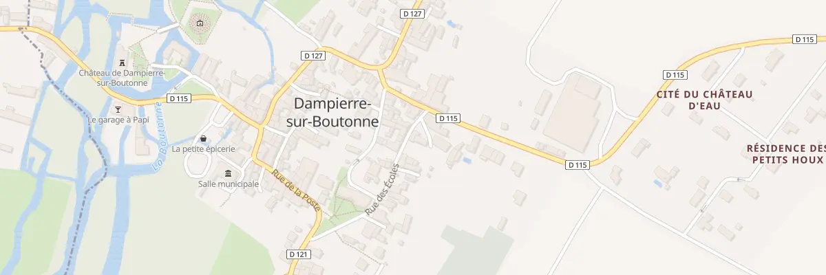 Plan du 18 Rue des Ecoles à Dampierre-sur-Boutonne