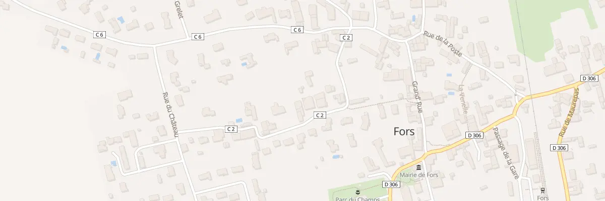 Plan du 22 Rue de la Chamerie à Fors