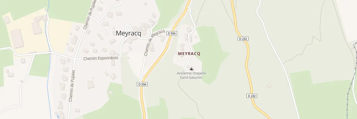 Plan du 184 Che de la Chapelle à Sévignacq-Meyracq