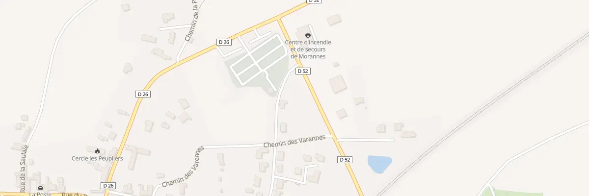 Plan du 20 Rue Rene Morice à Morannes sur Sarthe-Daumeray