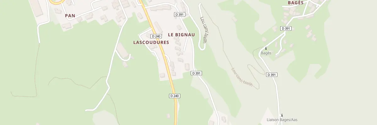 Plan du 5103 Le Bignau à Béost
