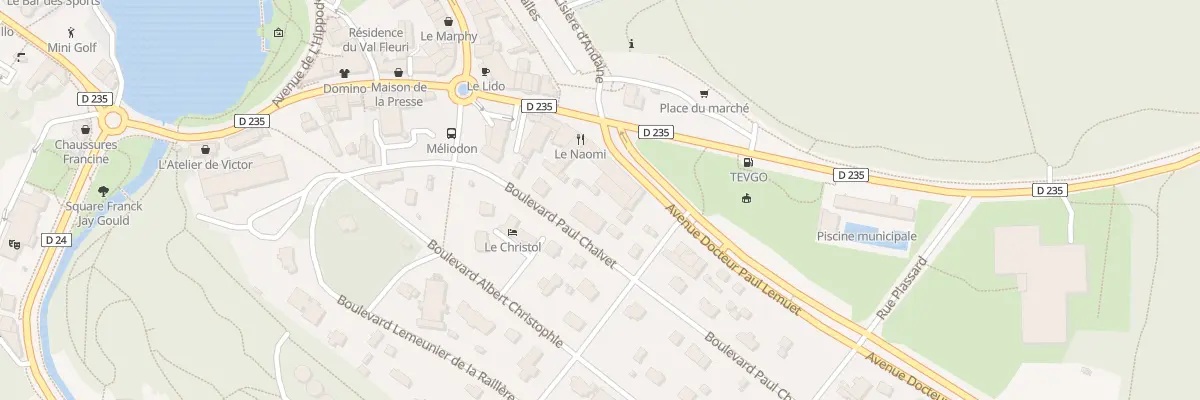 Plan du 4B Av du Docteur Paul Lemuet à Bagnoles de l’Orne Normandie