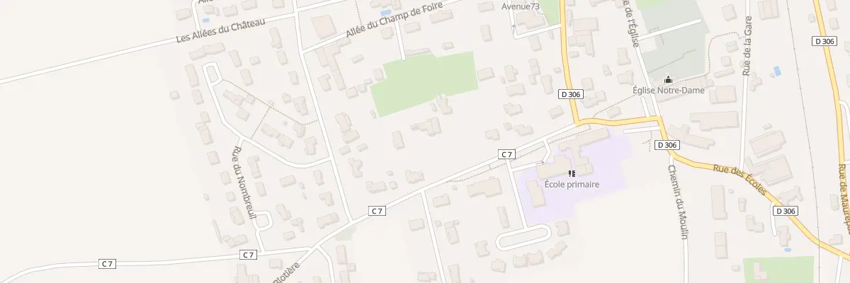 Plan du 52 Rue des Ecoles à Fors
