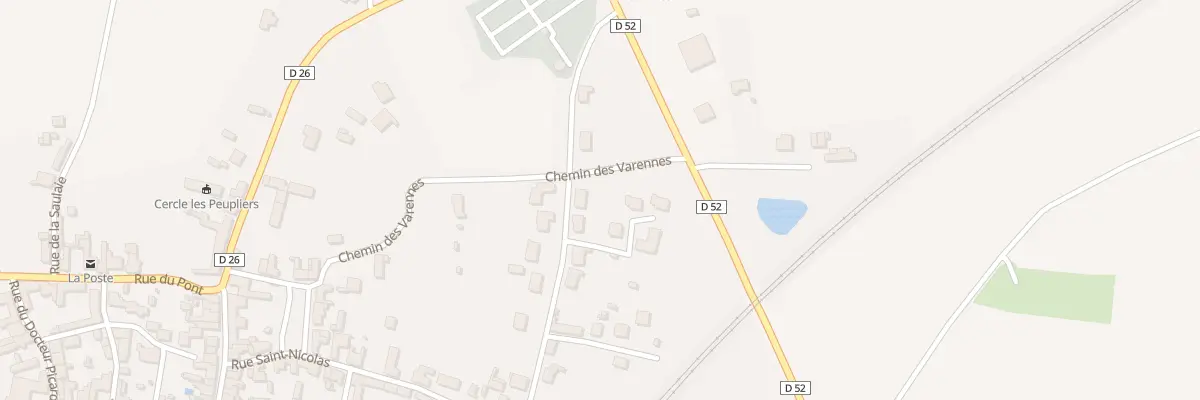 Plan du 16 Rue Rene Morice à Morannes sur Sarthe-Daumeray