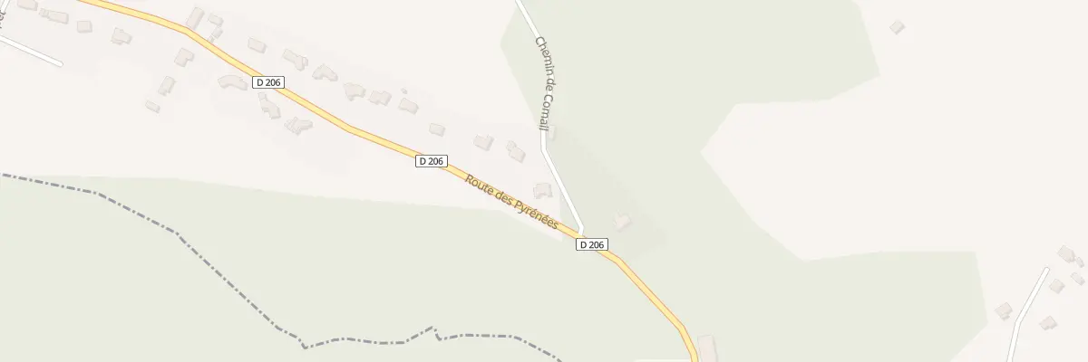 Plan du 79 Cami de Comail à Lonçon