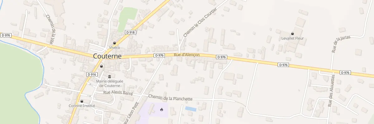 Plan du 40 Rue d’Alencon Couterne à Rives d’Andaine