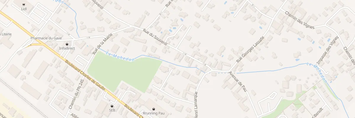 Plan du 9 Rue du Souvenir à Lons