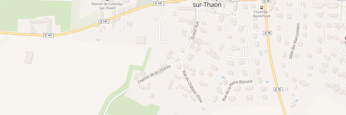 Plan du 5007 Gr Grande Rue à Colomby-Anguerny