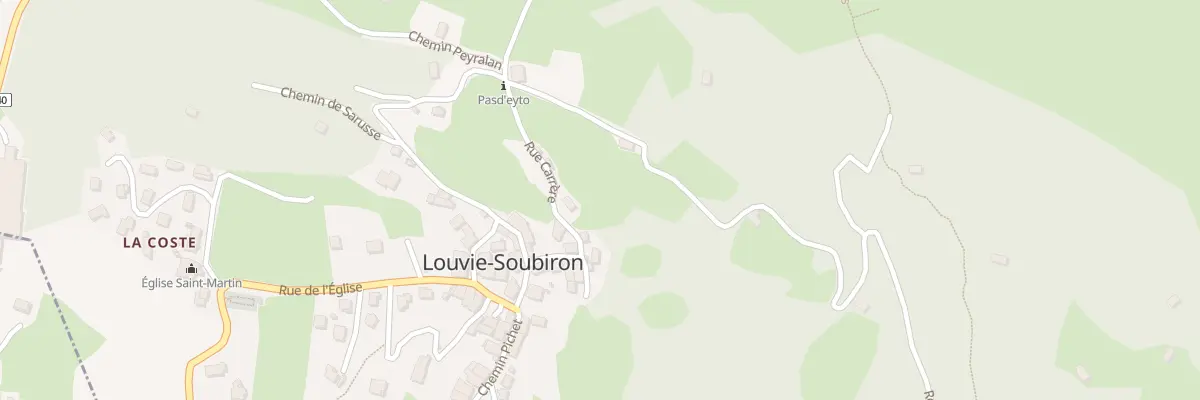 Plan du 5082 Village à Louvie-Soubiron