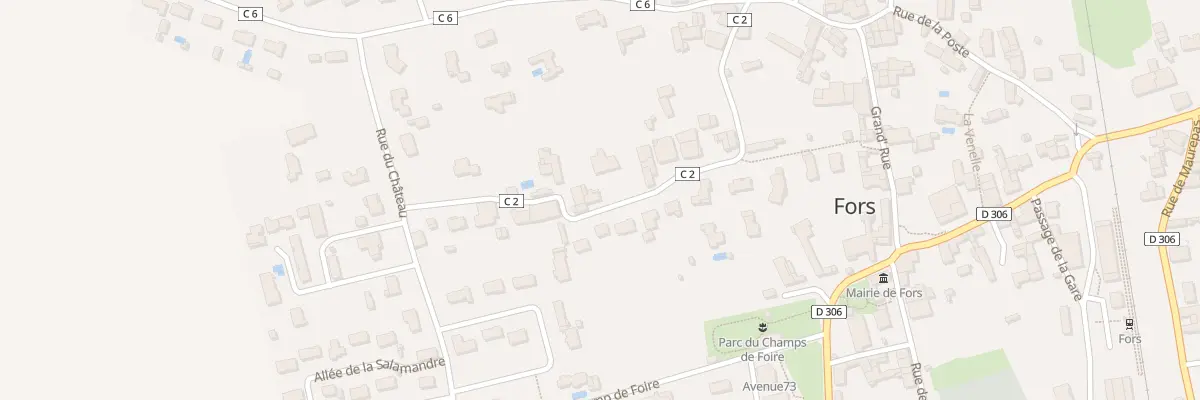 Plan du 26 Rue de la Chamerie à Fors