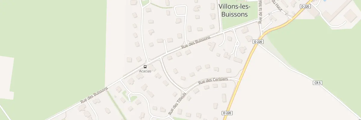 Plan du 7 Rue des Buissons à Villons-les-Buissons