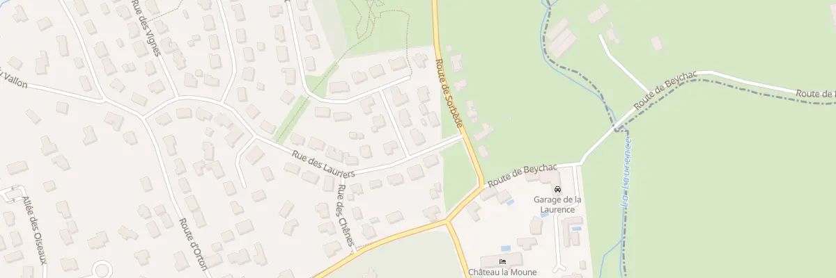 Plan du 2 Rue de la Forêt à Montussan