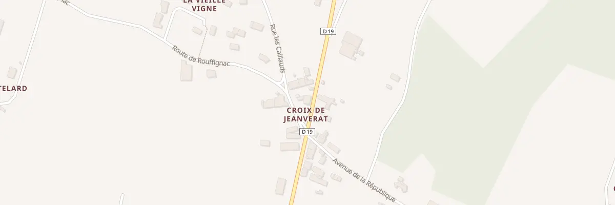 Plan du 9 Rte de Haute Saintonge à Coux