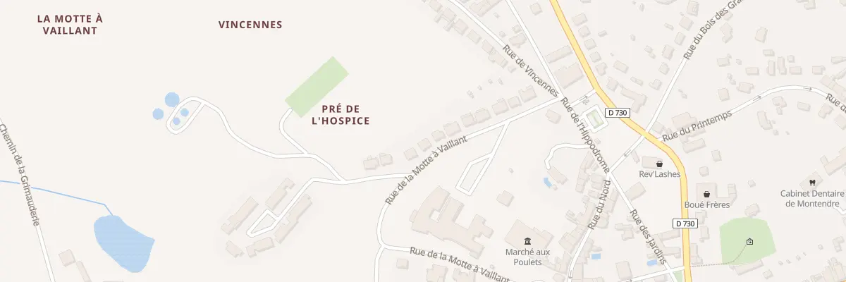 Plan du 16 Rue de la Motte a Vaillant à Montendre