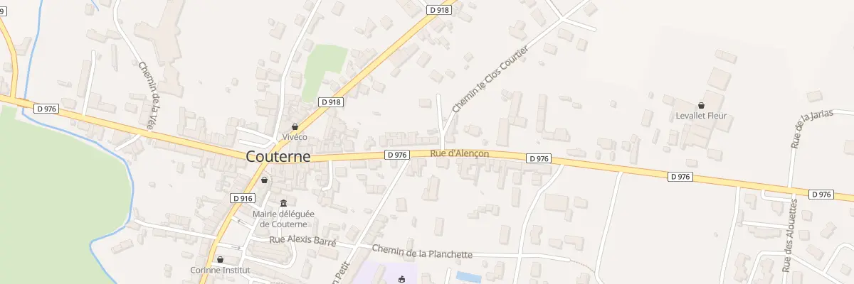 Plan du 5455 Rue d’Alencon Couterne à Rives d’Andaine