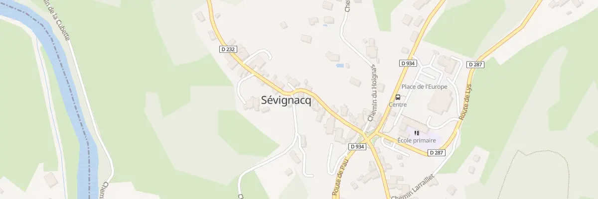Plan du 5016 Le Village à Sévignacq-Meyracq