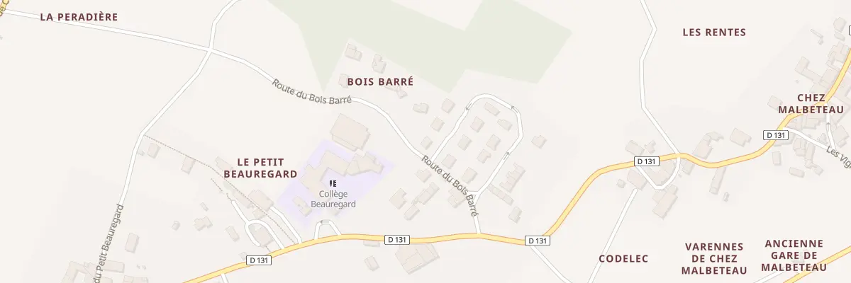 Plan du 1 All des Plantes du Dessus à Burie