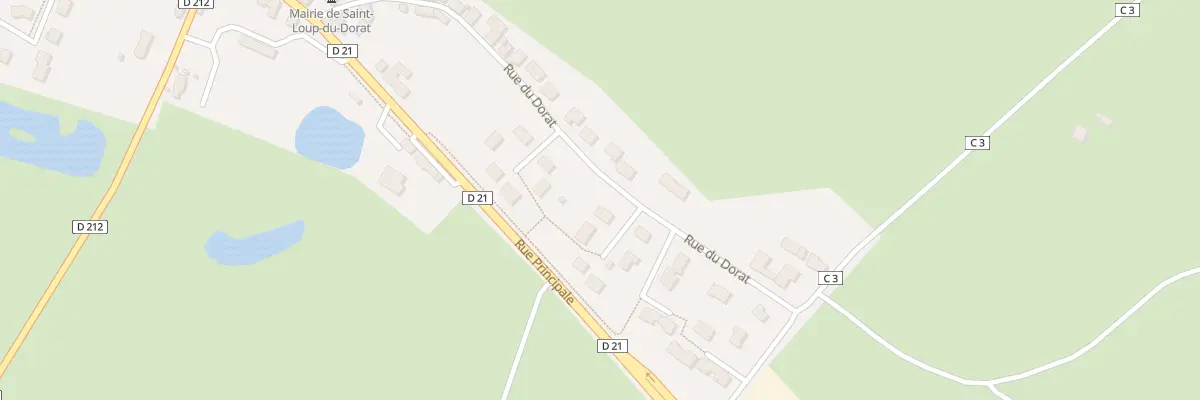 Plan du 6 Rue du Dorat à Saint-Loup-du-Dorat