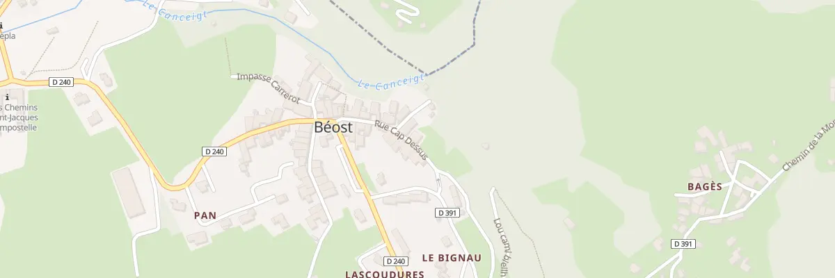 Plan du 5026 Village à Béost