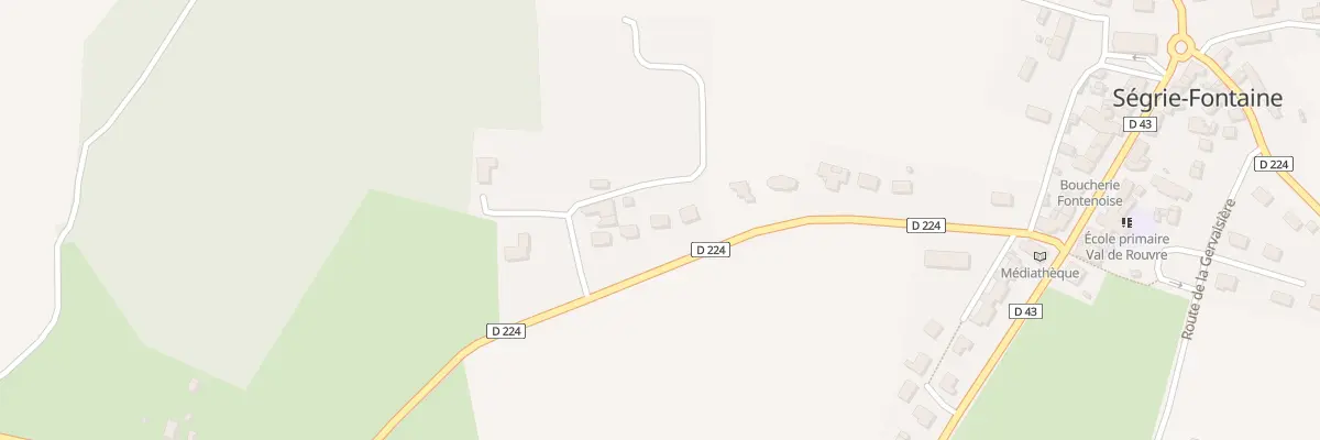 Plan du 18 Rue de la Fontaine Secrète à Athis-Val de Rouvre