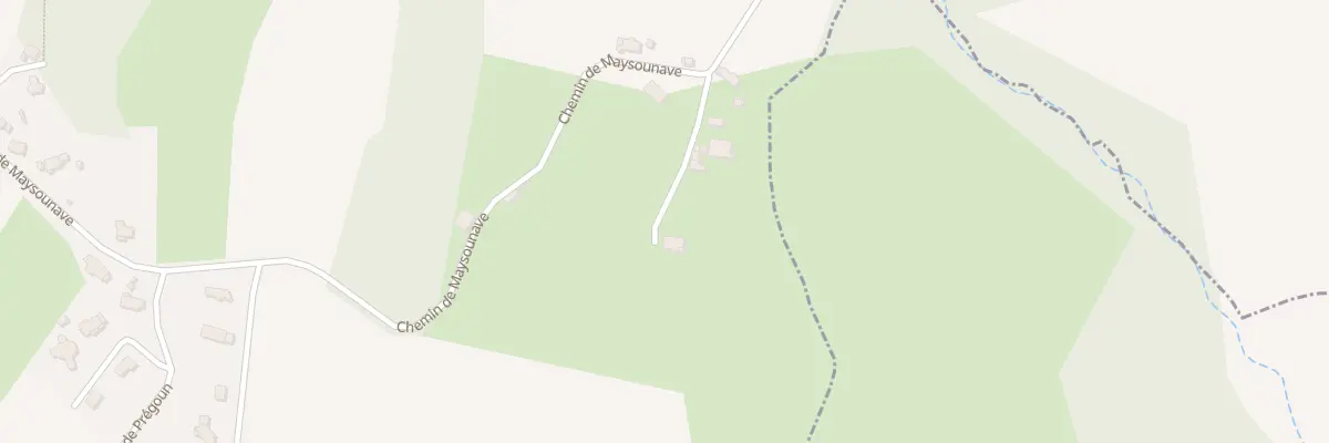 Plan du 1702 Che de Maysounave à Aubin