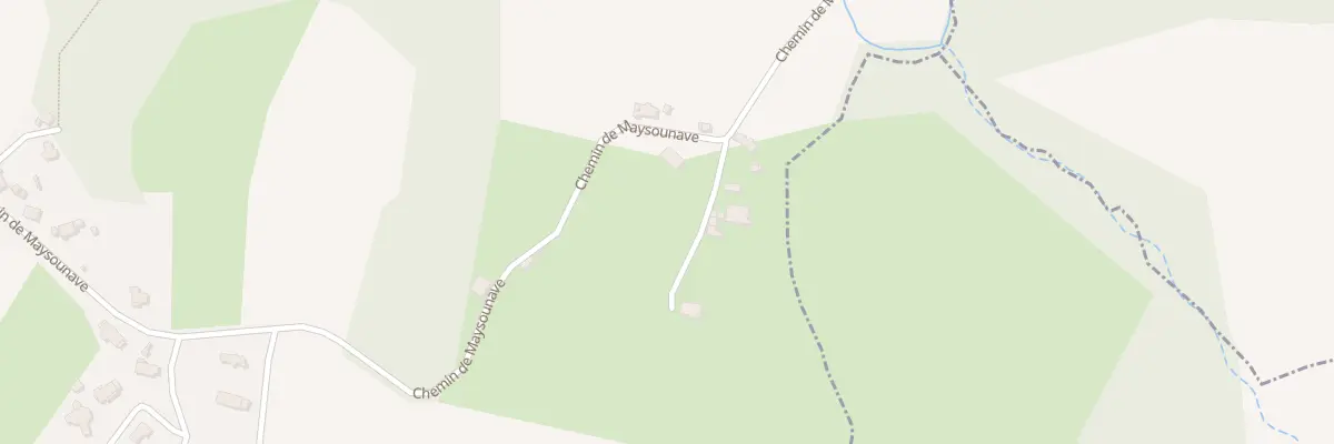 Plan du 1700 Che de Maysounave à Aubin