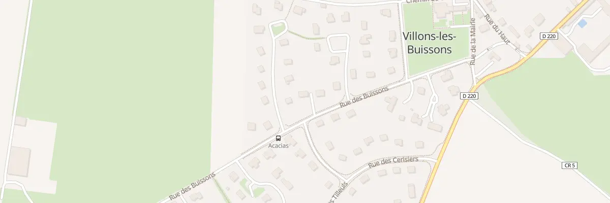 Plan du 8 Rue des Buissons à Villons-les-Buissons