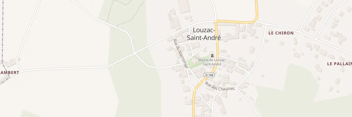 Plan du 6 Rue du Marronnier à Louzac-Saint-André
