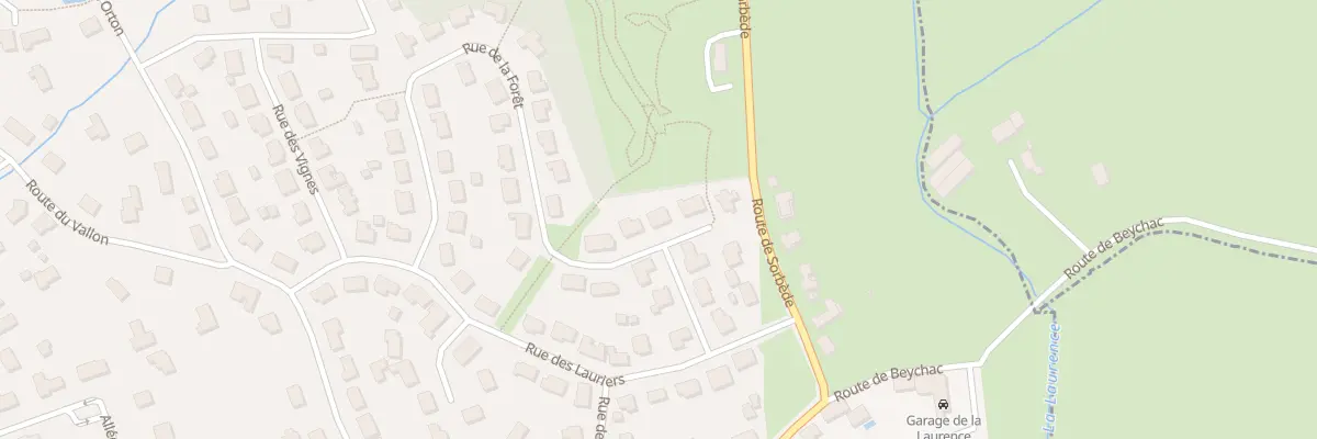 Plan du 14 Rue de la Forêt à Montussan