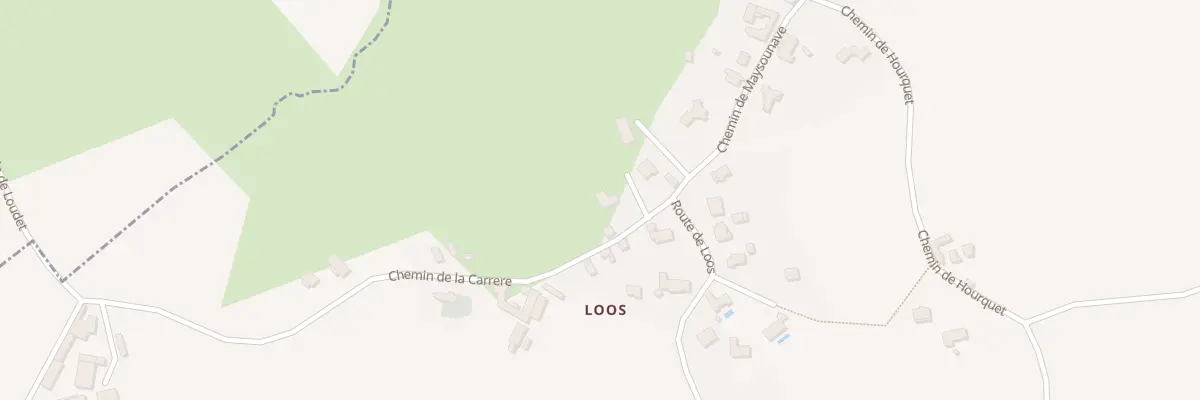 Plan du 25 Che Baradais à Caubios-Loos