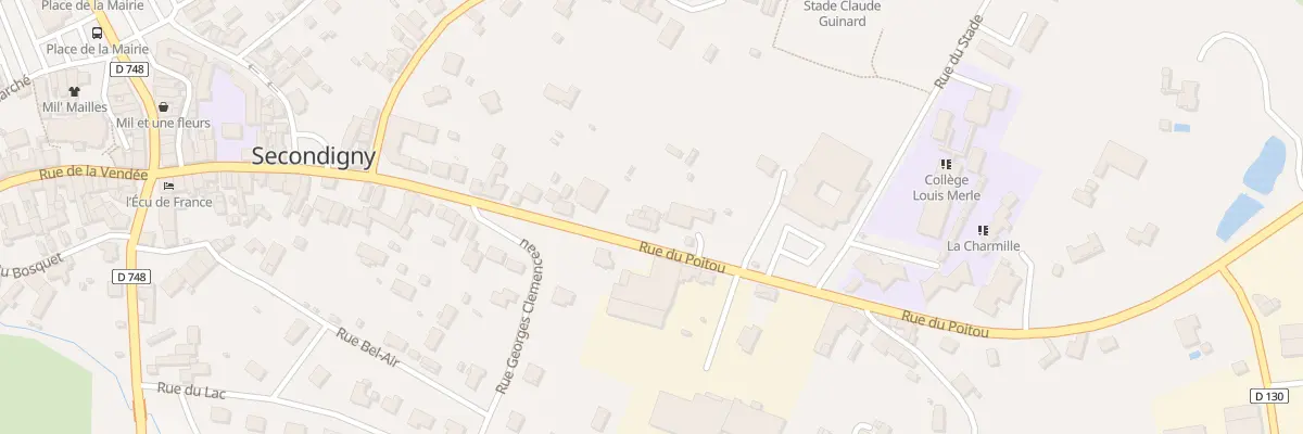 Plan du 41 Rue du Poitou à Secondigny