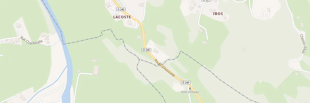 Plan du 5272 Auritte à Béost