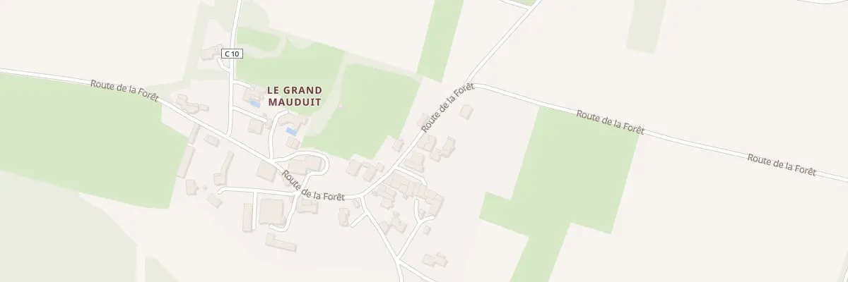 Plan du 42 Rte de la Forêt à Marigny