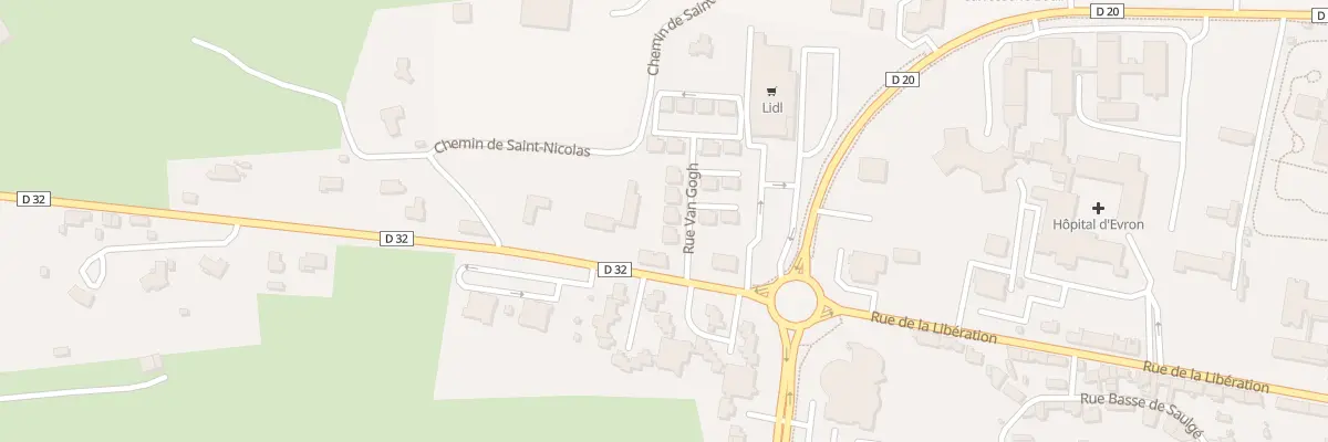 Plan du 3 Rue Van Gogh à Évron