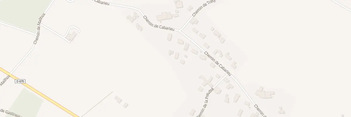 Plan du 845 Che de Cabarieu à Saint-André-de-Cubzac
