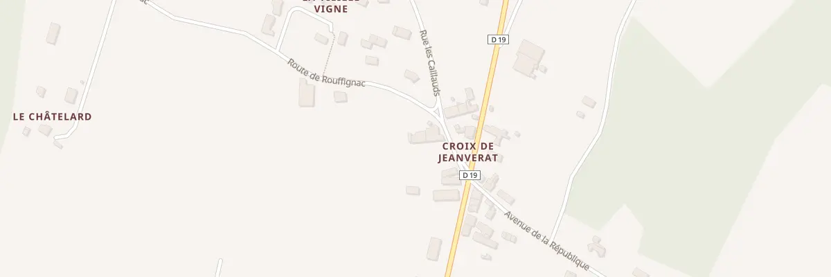 Plan du 5 Rte de Rouffignac à Coux