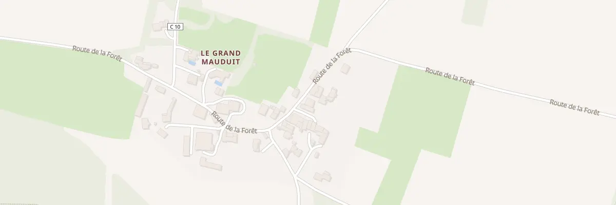 Plan du 36 Rte de la Forêt à Marigny