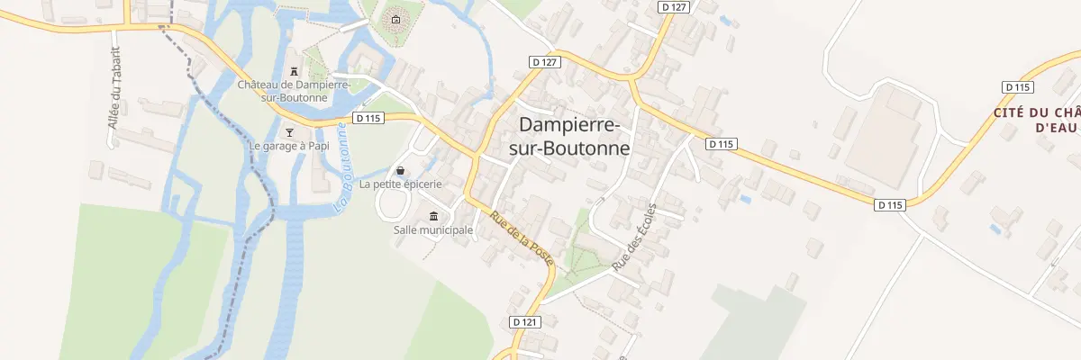 Plan du 5 Rue des Rosiers à Dampierre-sur-Boutonne