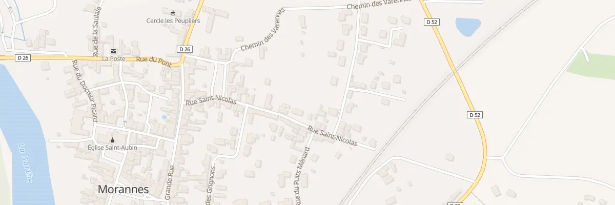 Plan du 11B Rue Saint-nicolas à Morannes sur Sarthe-Daumeray