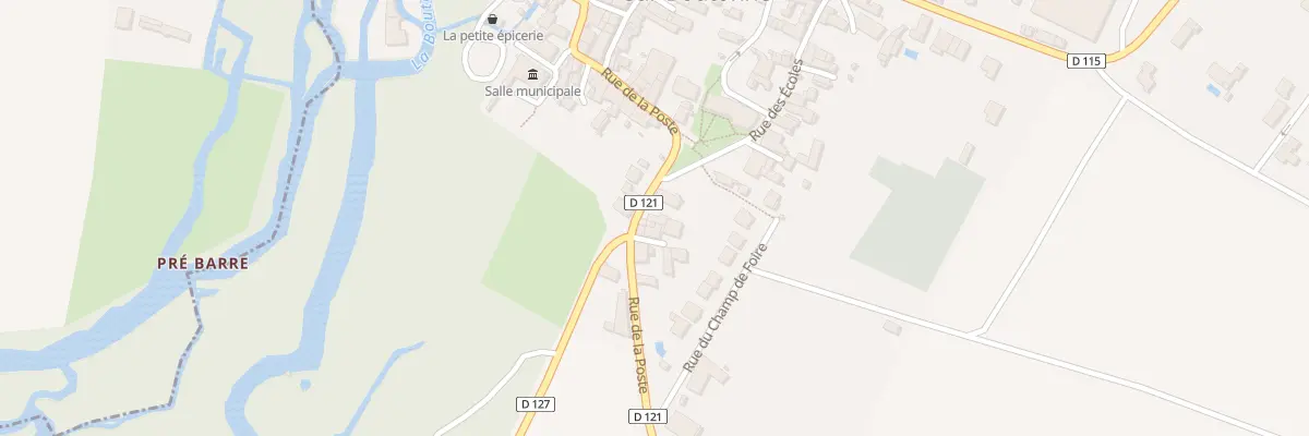 Plan du 29 Rue de la Poste à Dampierre-sur-Boutonne