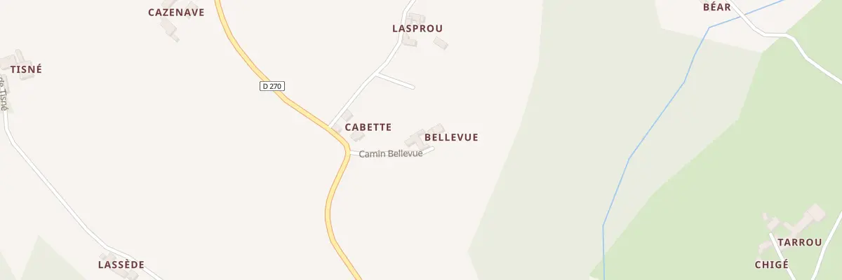 Plan du 5128 Cabette à Mialos
