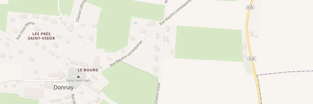 Plan du 70 Che Goyer à Donnay