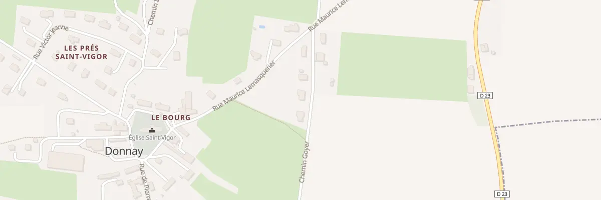 Plan du 118 Che Goyer à Donnay