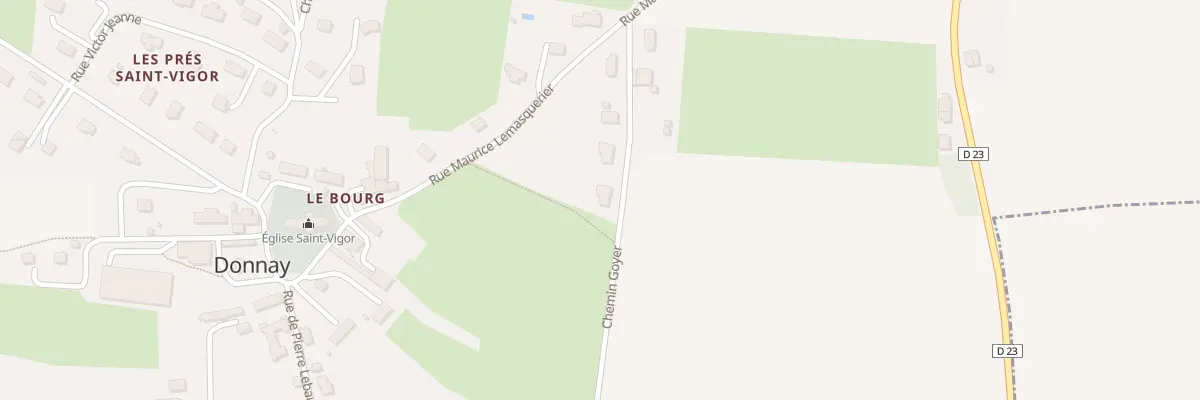 Plan du 140 Che Goyer à Donnay