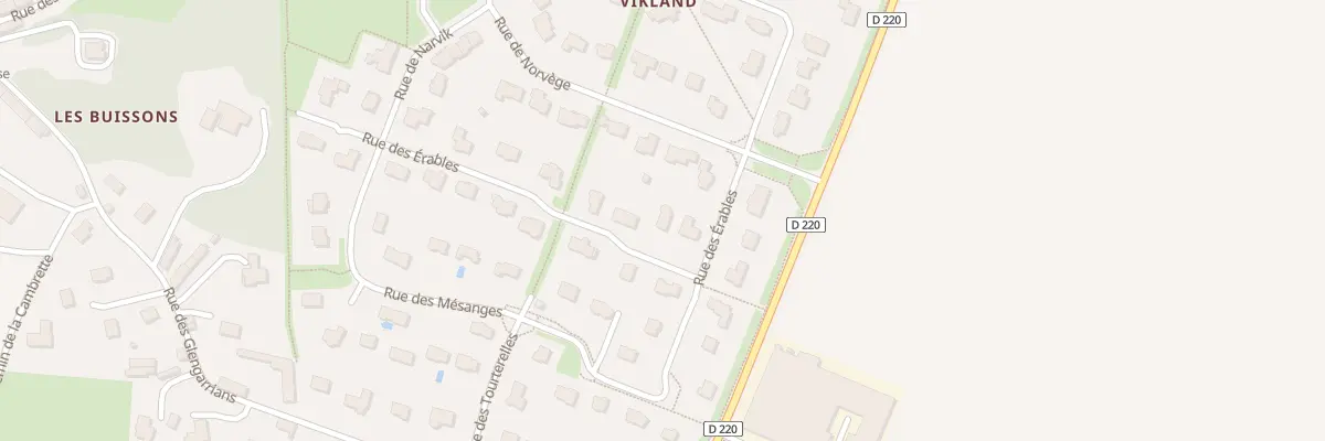 Plan du 8 Rue des Érables à Villons-les-Buissons