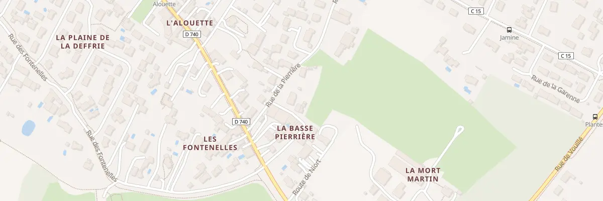Plan du 112 Rue de la Basse Pierrière à Aiffres