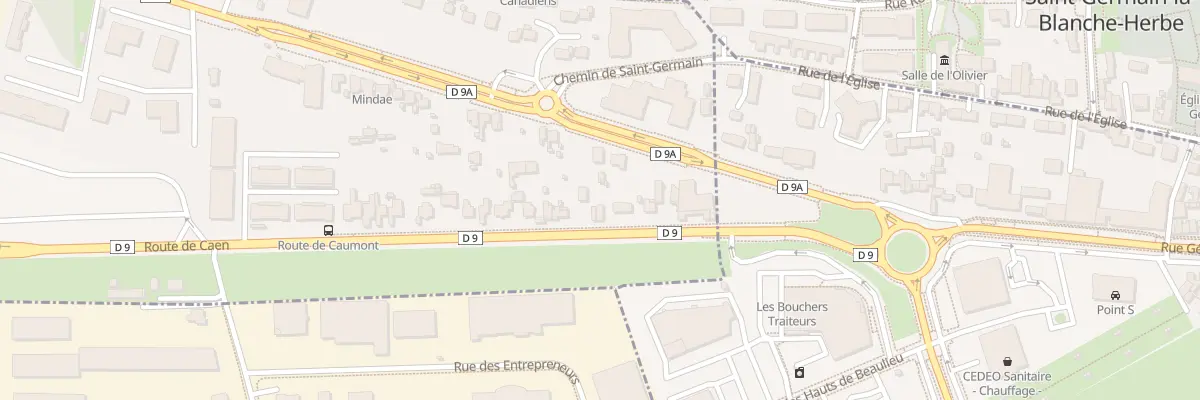 Plan du 5 Rte de Bayeux à Carpiquet